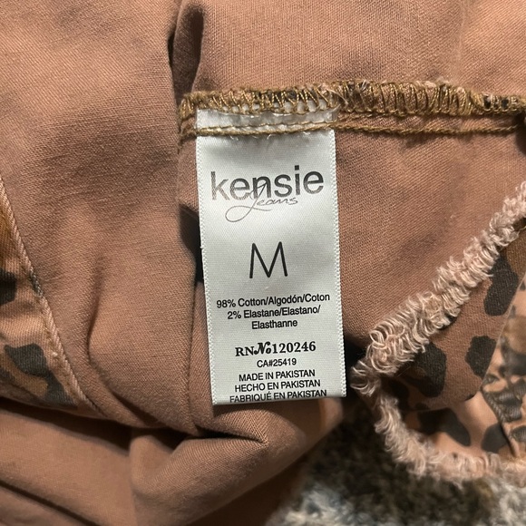 Kensie Animal Print Button-Up Jacket - Picture 5 of 5